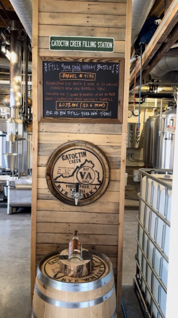 Catoctin Creek Bottle Your Own Station