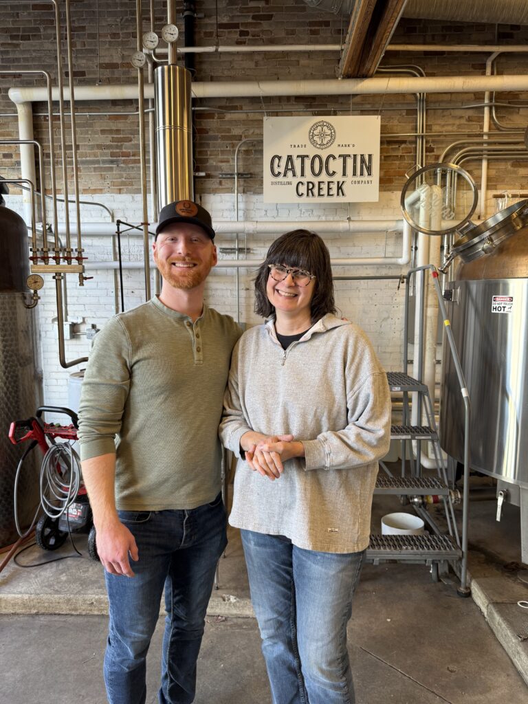 Catoctin Creek Head Distiller Becky Harris & E.S. Pope