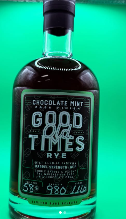Good Times Chocolate Mint Cask Finish Rye 116 Proof