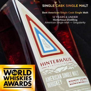 Hinterhaus Distilling Wins Best American Single Cask Single Malt at 2026 World Whiskies Awards