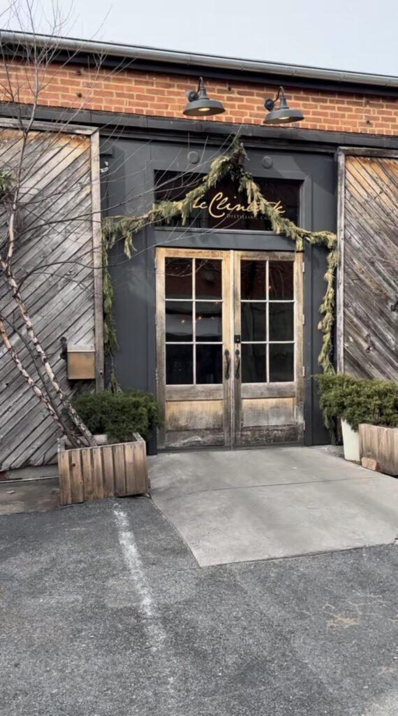 Mcclintock Distillery front door