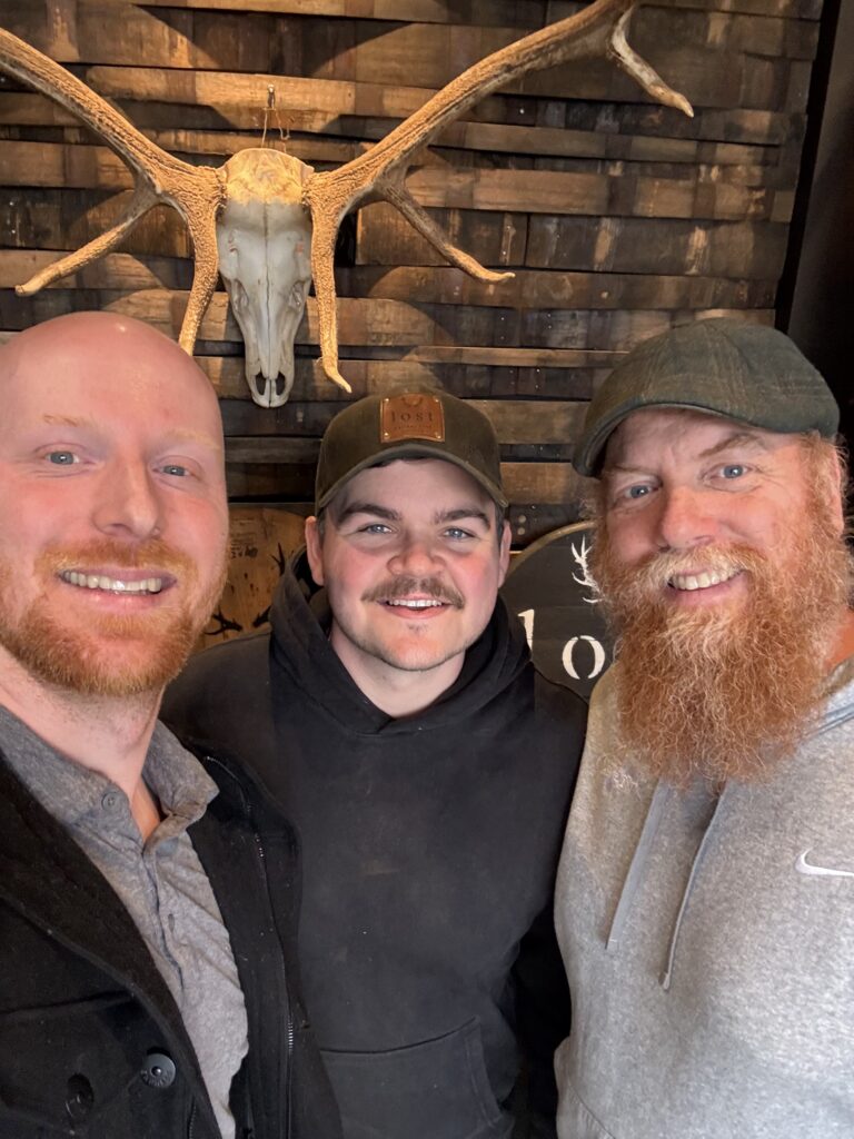 (Left to Right) E.S. Pope, Director Matt, Owner Nick