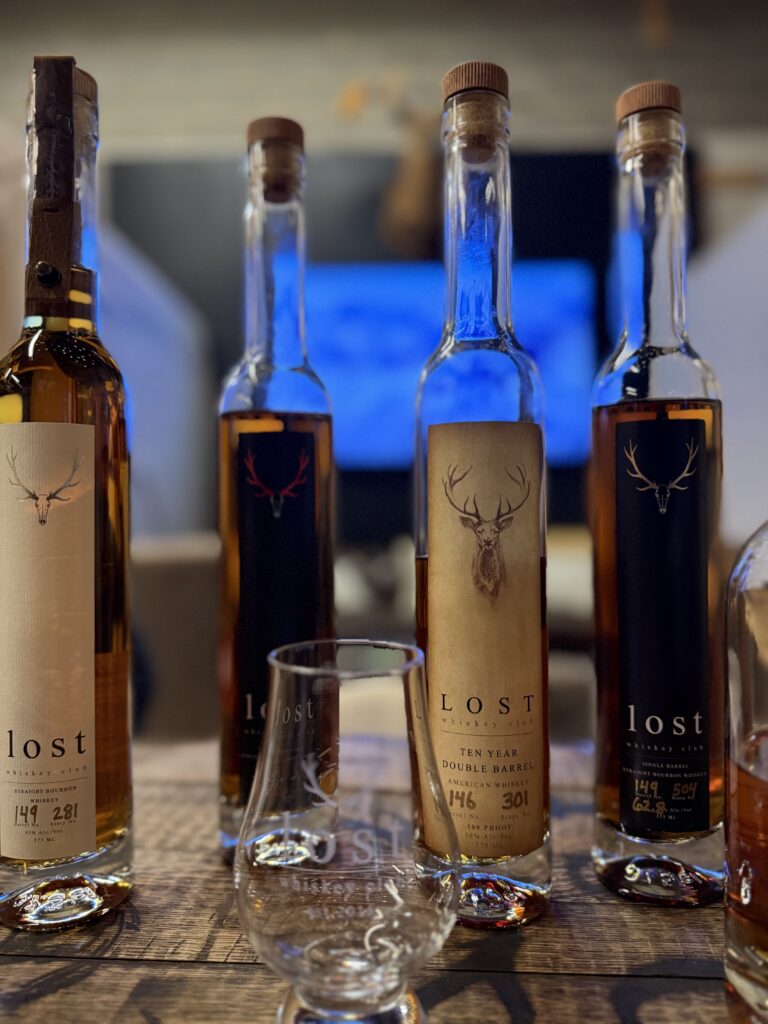Lost Whiskey Club cask strength lineup