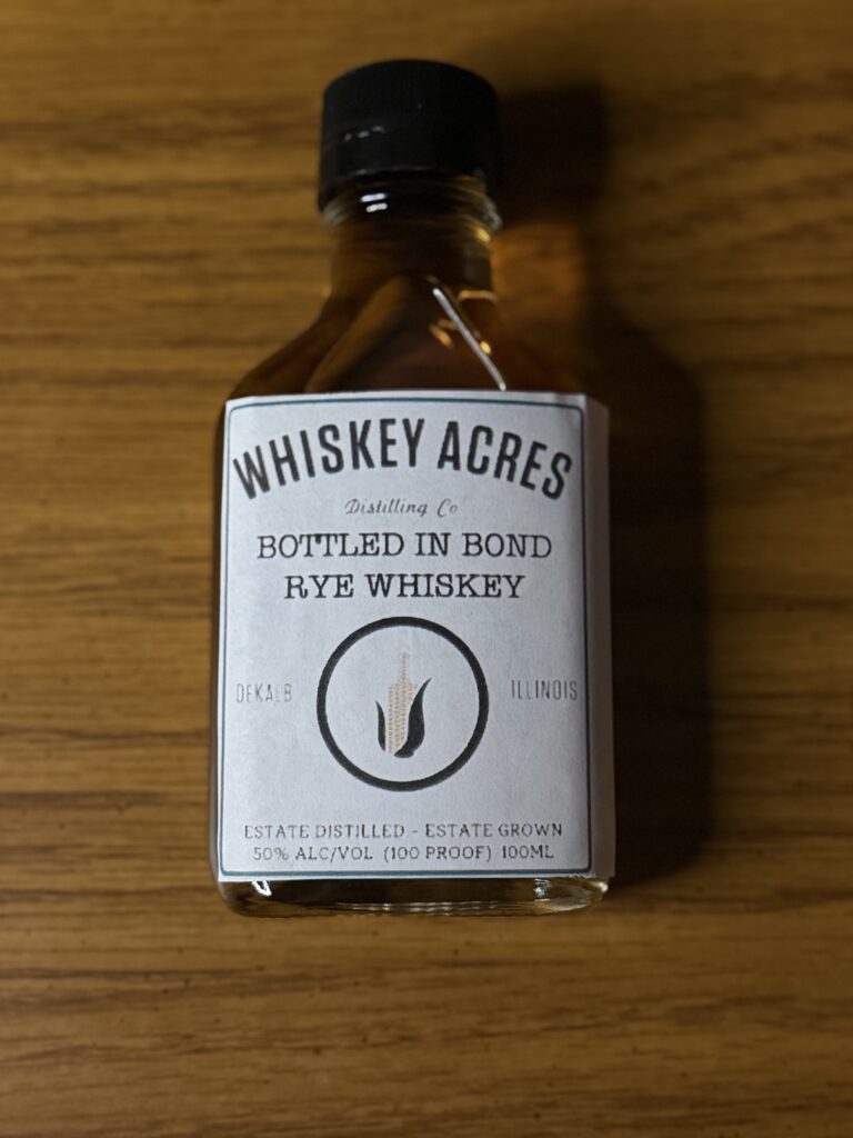 Whiskey Acres Bottled-in-Bond Rye