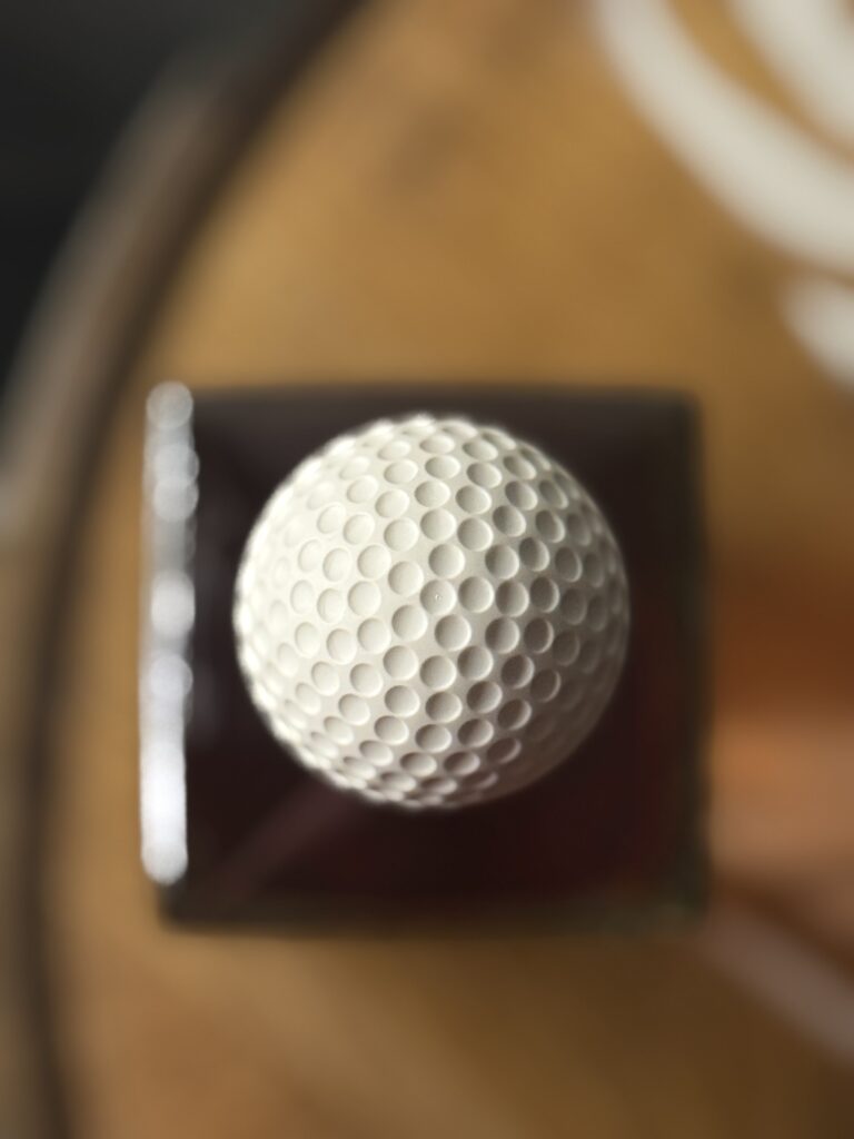 19th Hole Bourbon golf ball topper