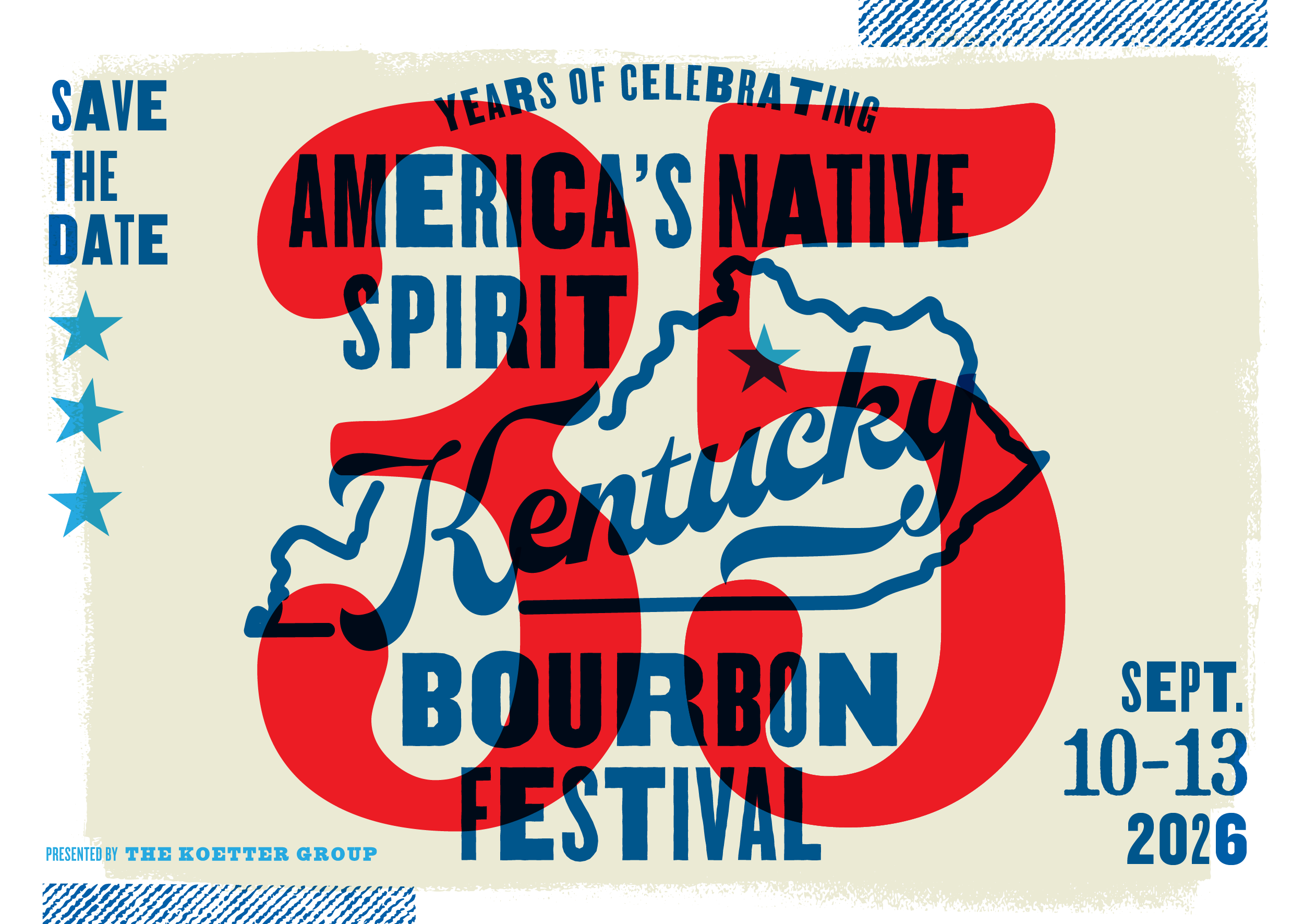 Kentucky Bourbon Festival 35th Anniversary flyer