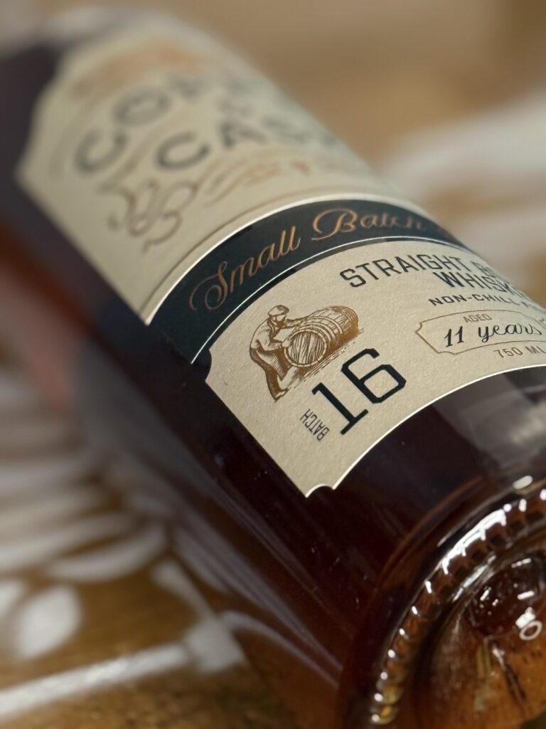 Copper & Cask Small Batch Series 16 close up of batch number