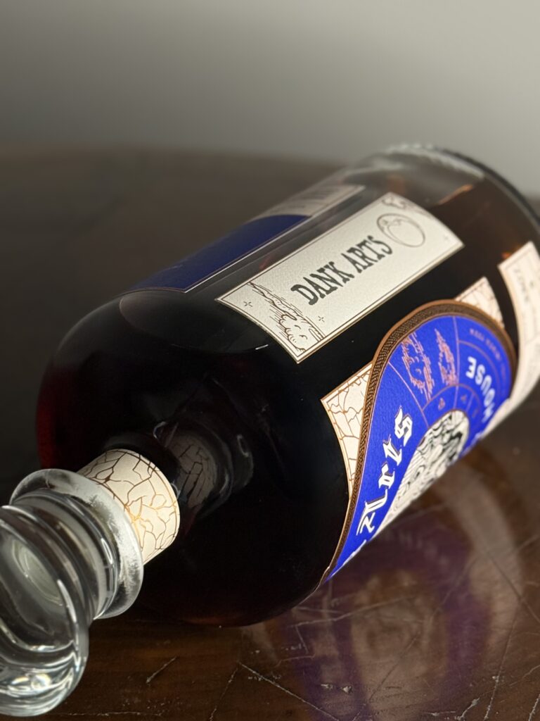 Dark Arts Blunt Blend Batch 3 lying on side with "Dank Arts" side label visible