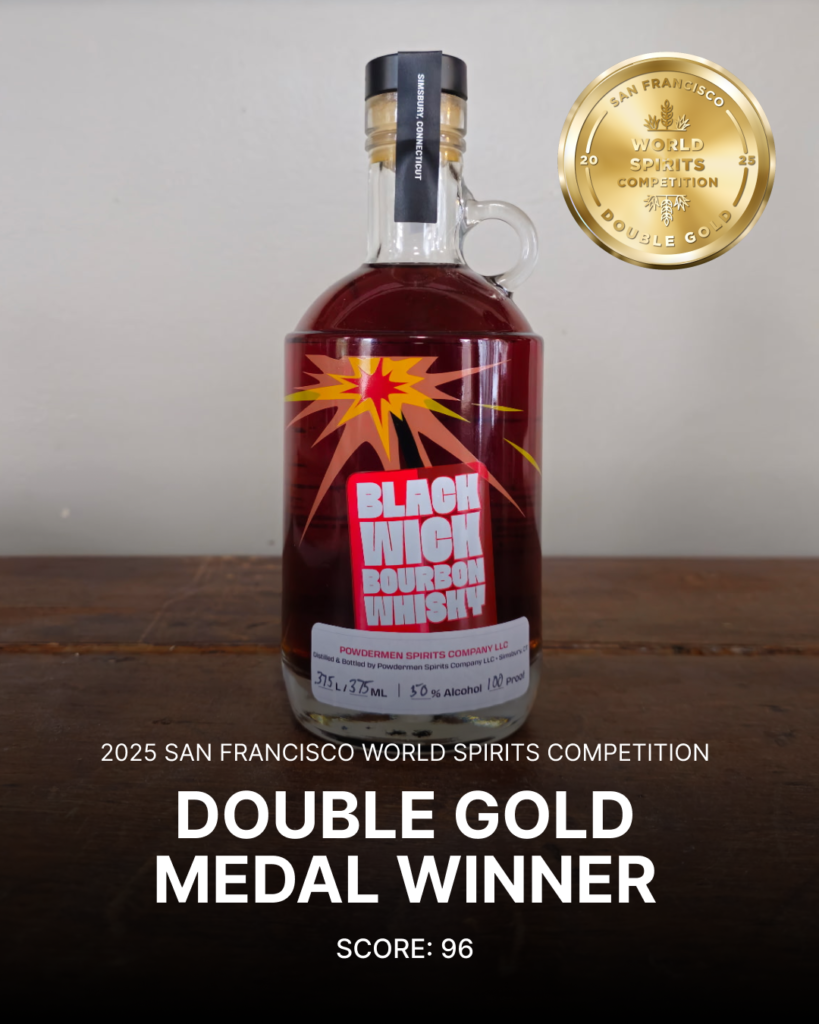 Powdermen Spirits wins Double Gold medal at San Francisco World Spirits Competition.