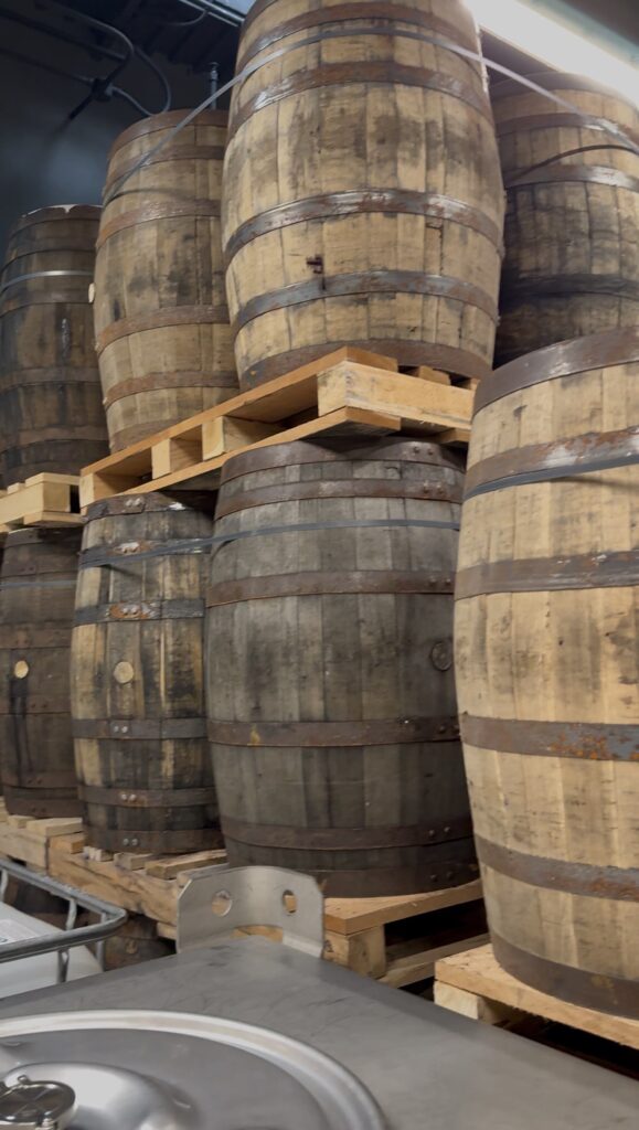 True Standard barrel room