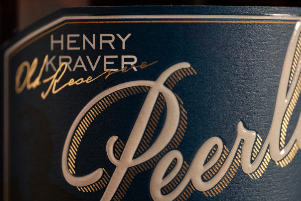Peerless Henry Kraver 10 Year Release label close up