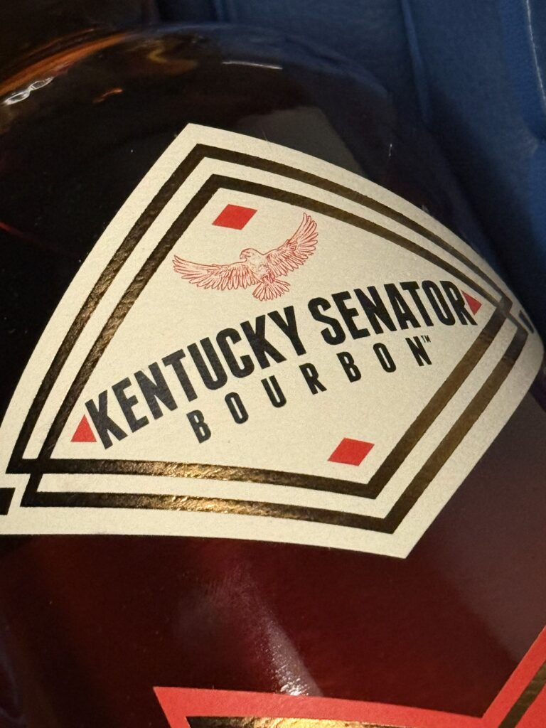 Kentucky Senator Batch 7 Jim Bunning top label close-up