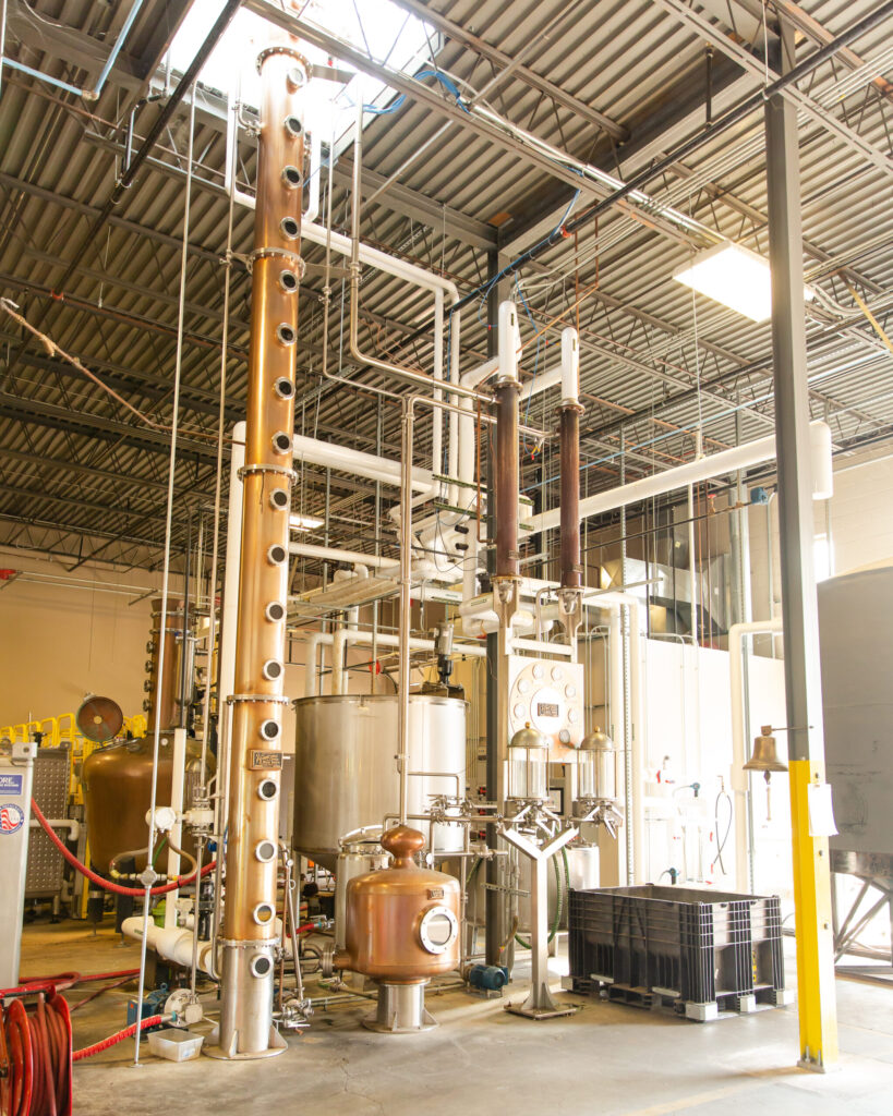 KO Distilling column still