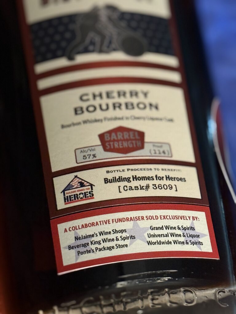 Litchfield Cherry Bourbon bottom label