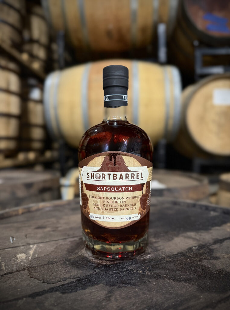 Shortbarrel Sapsquatch in rickhouse