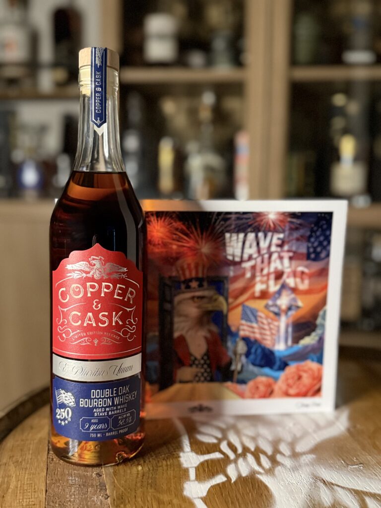 Copper & Cask "Wave That Flag" and accompanying Wave That Flag art print