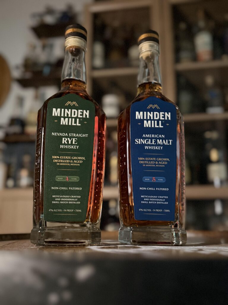 Minden Mill Rye & American Single Malt are estate grown and distilled
