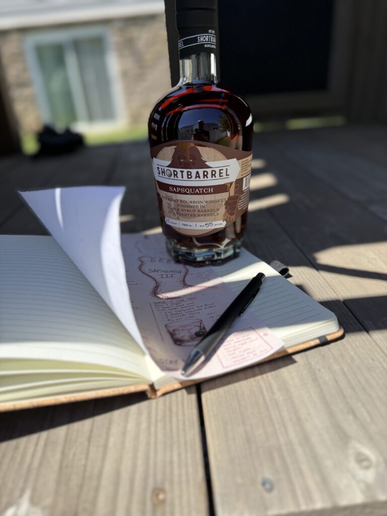 Shortbarrel Sapsquatch Maple-Finished Bourbon 2026 Release notes blowing in the wind