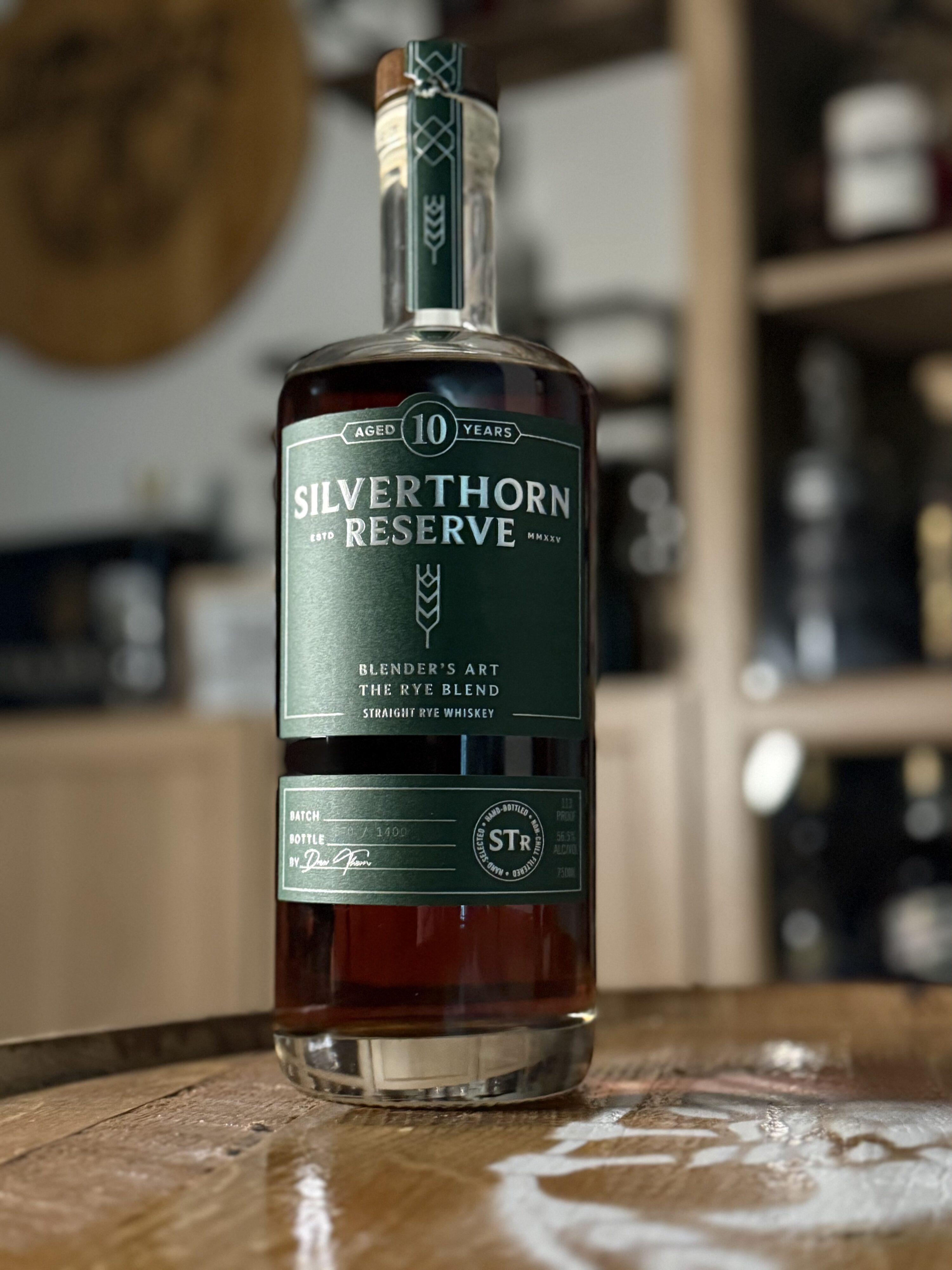 Silverthorn Reserve 10 Year Rye blend