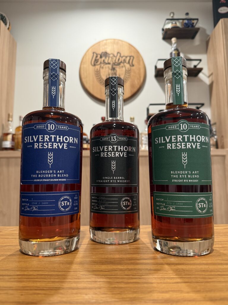 Wave 2 of Silverthorn Reserve's releases including a 13 yr Single Barrel Rye and a 10 yr bourbon and 10 yr rye blend