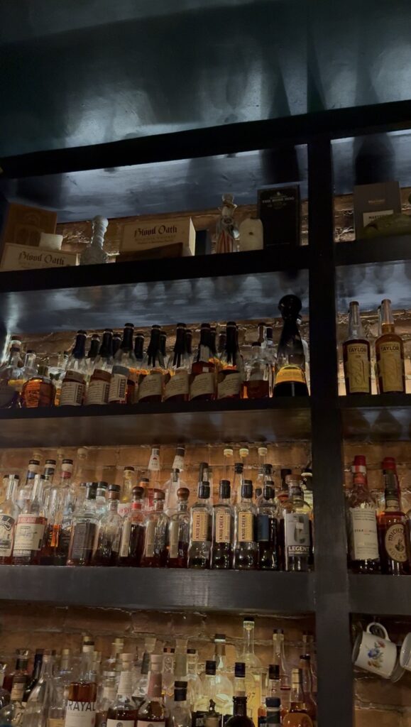 Part of Vault & Cellar's whiskey wall collection