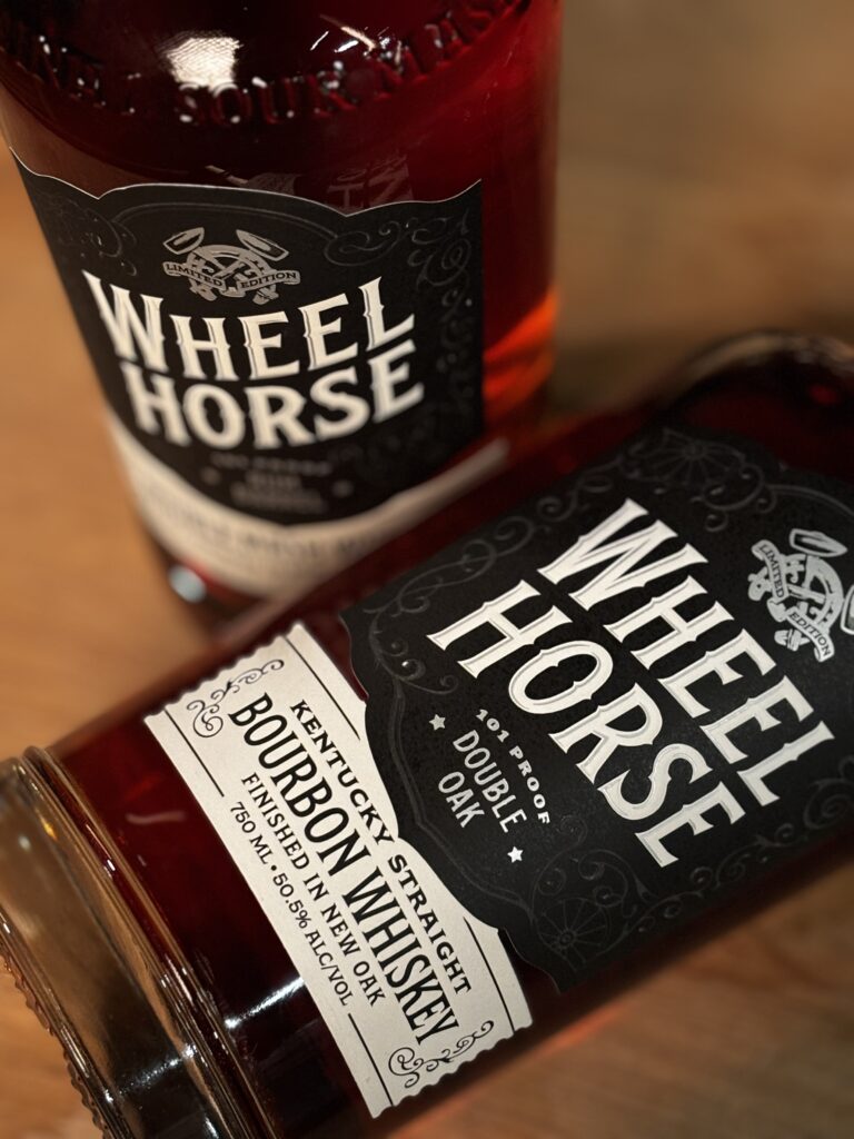 The 2026 release of Wheel Horse's double oaked bourbon