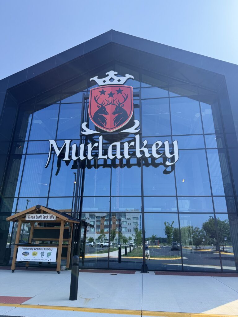 MurLarkey's new distillery building stands proud in the morning sun