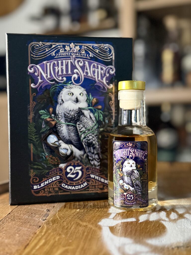 Orphan Barrel Night Sage 25 Yr Blended Canadian Whisky with premium box