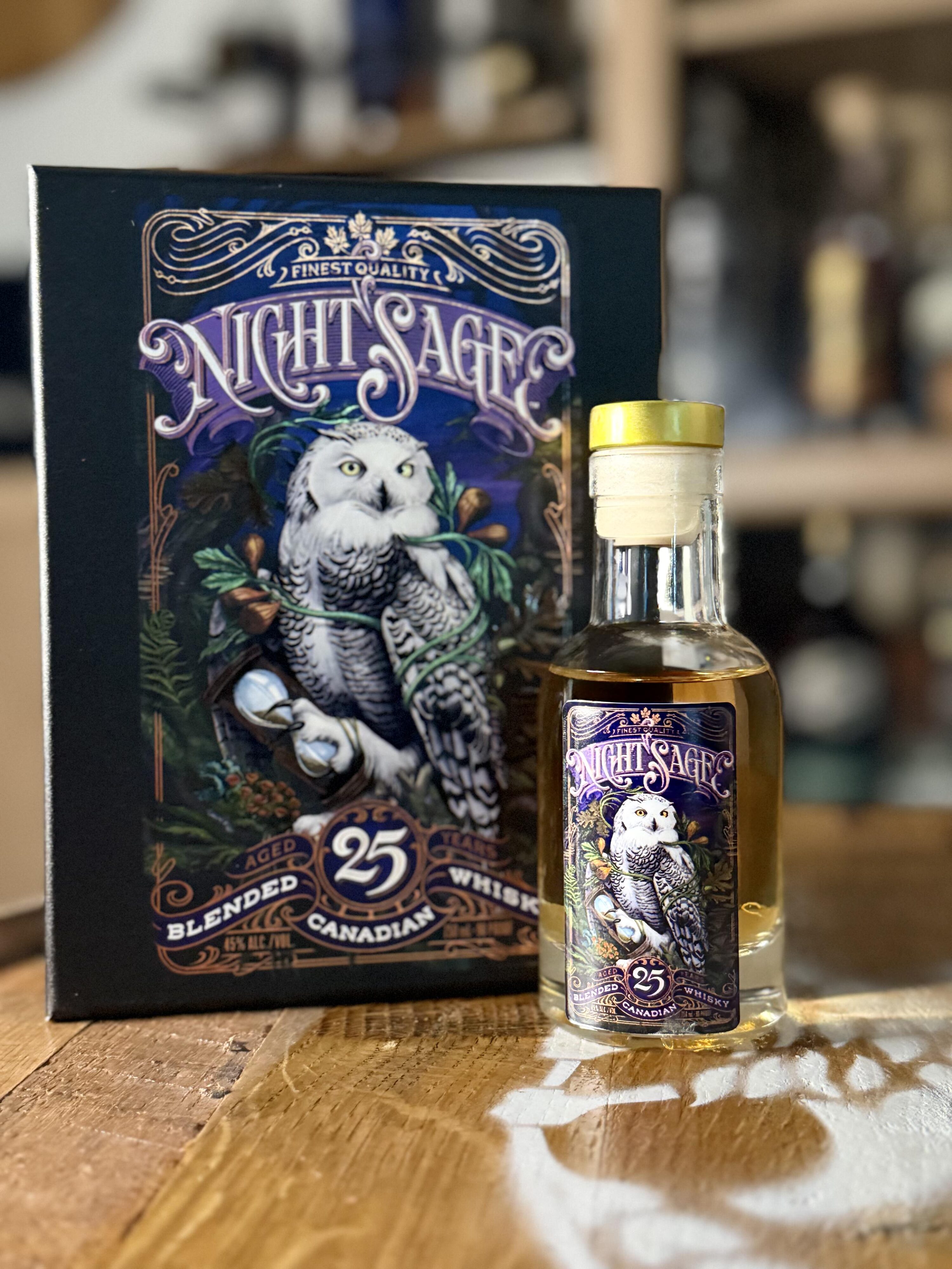 Orphan Barrel Night Sage 25 Yr Blended Canadian Whisky with premium box