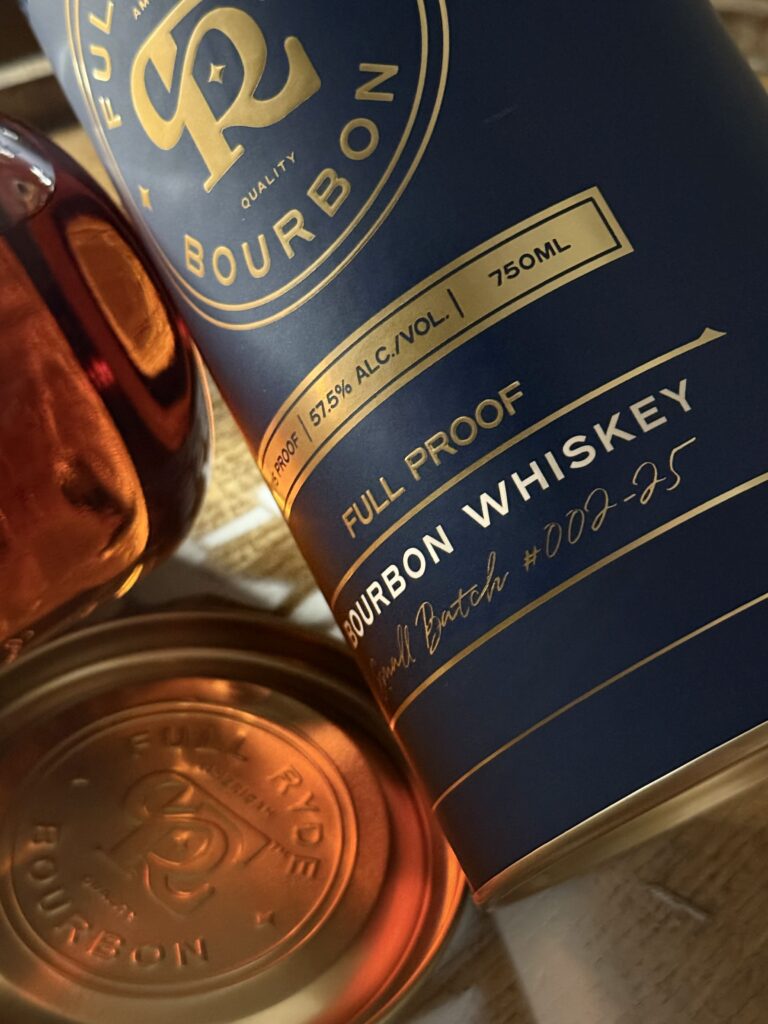 Full Ryde Bourbon Batch 2 bottom tube close-up