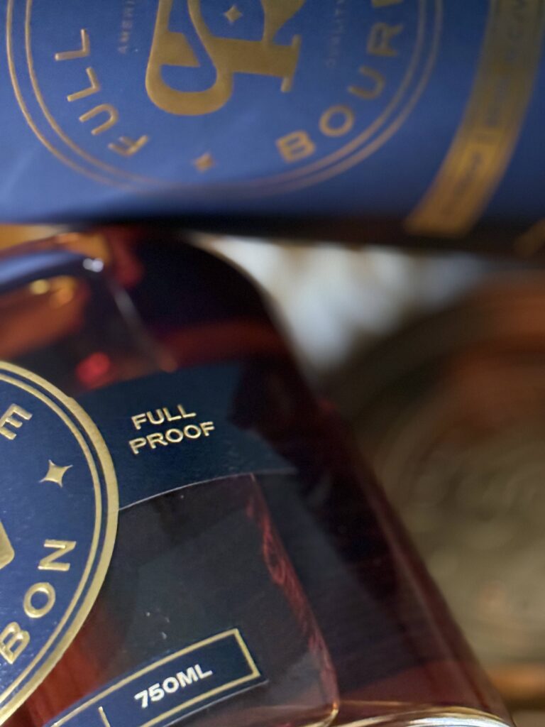 Full Ryde Bourbon Batch 2 emphasis on "full proof"