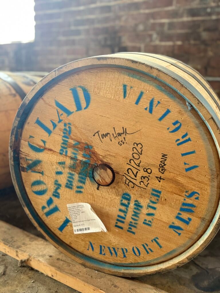 Barrel signed by Pro Skater Tony Hawk, who was an early support/investor in Ironclad