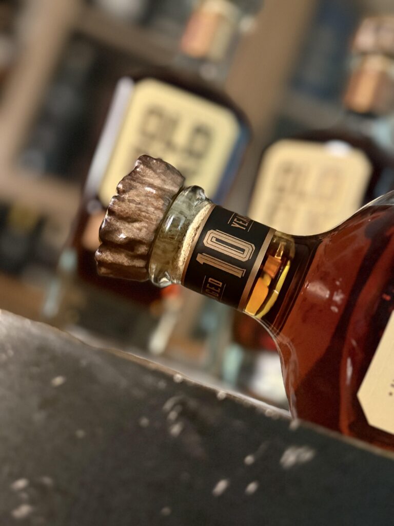 Old Elk 10-Year Bourbon top strip