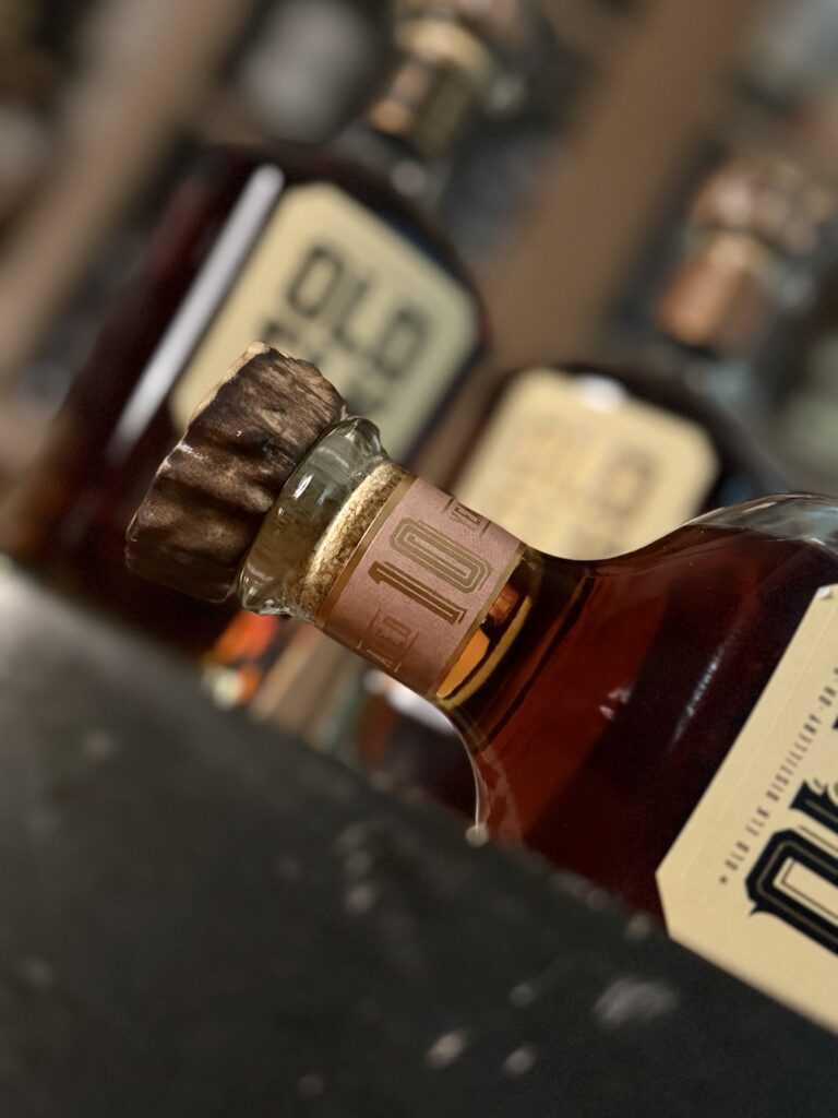 Old Elk 10-Year Wheat Whiskey top strip