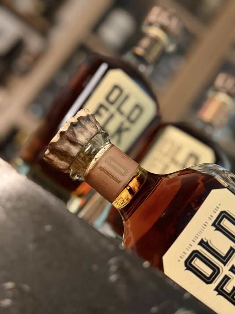 Old Elk 10-Year Wheated Bourbon top strip