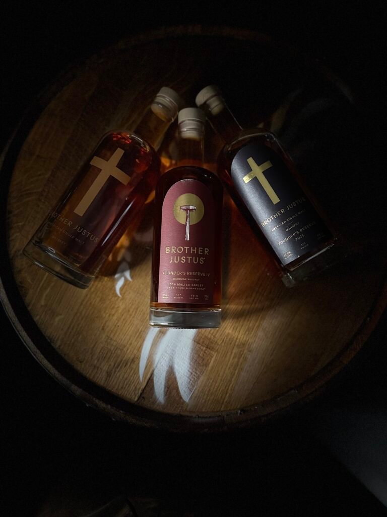 Spotlight focus on Brother Justus' Founder's Reserve IV with past Founder's Reserve lll and ASM releases on either side from afar