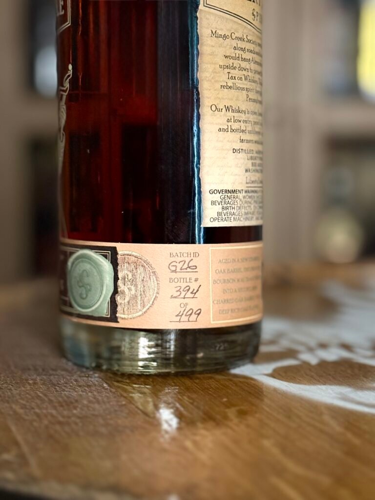 Liberty Pole Double Oaked High Rye Bourbon batch info