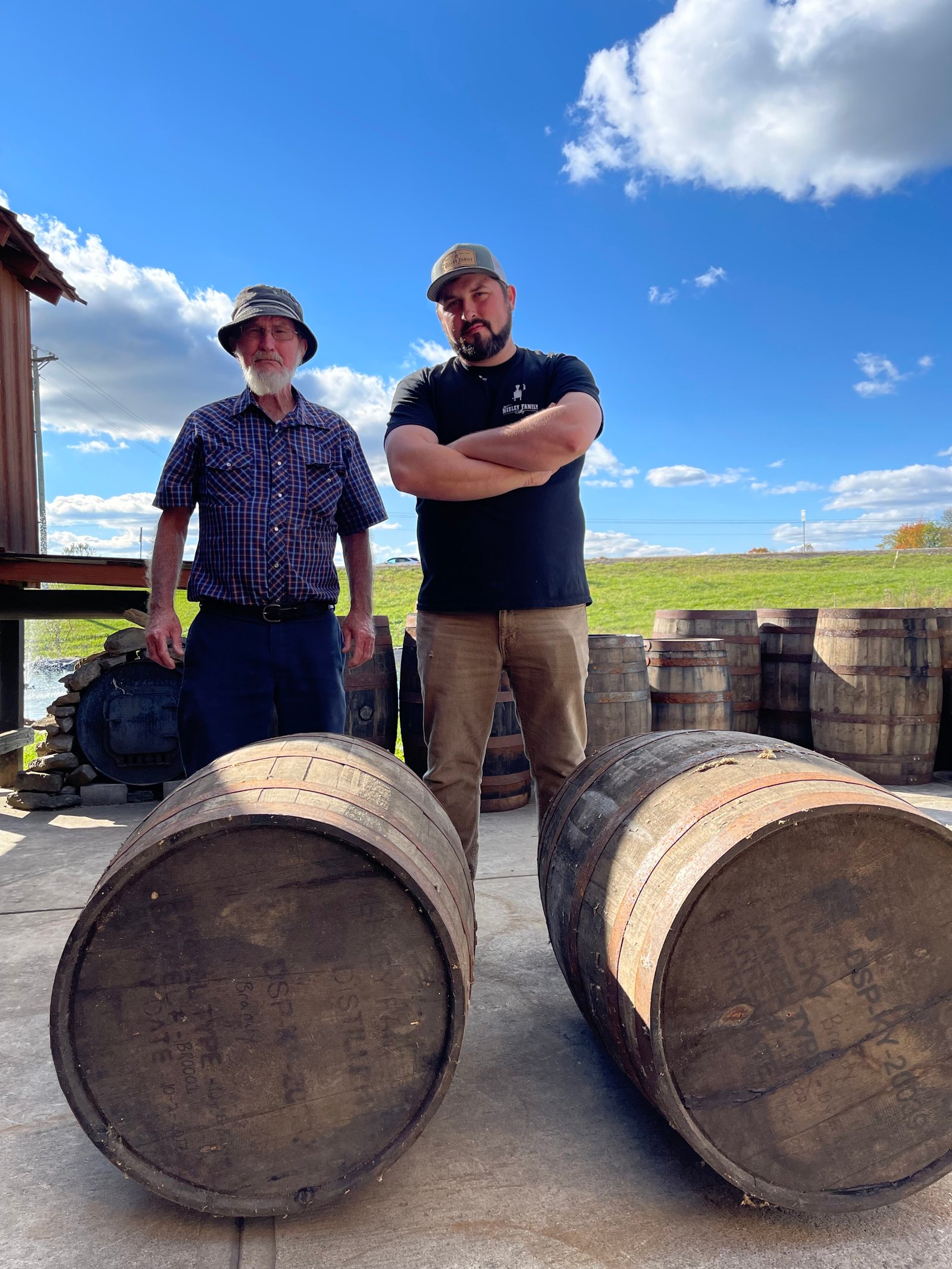PaPaw & Royce Neeley at Neeley Family Distillery