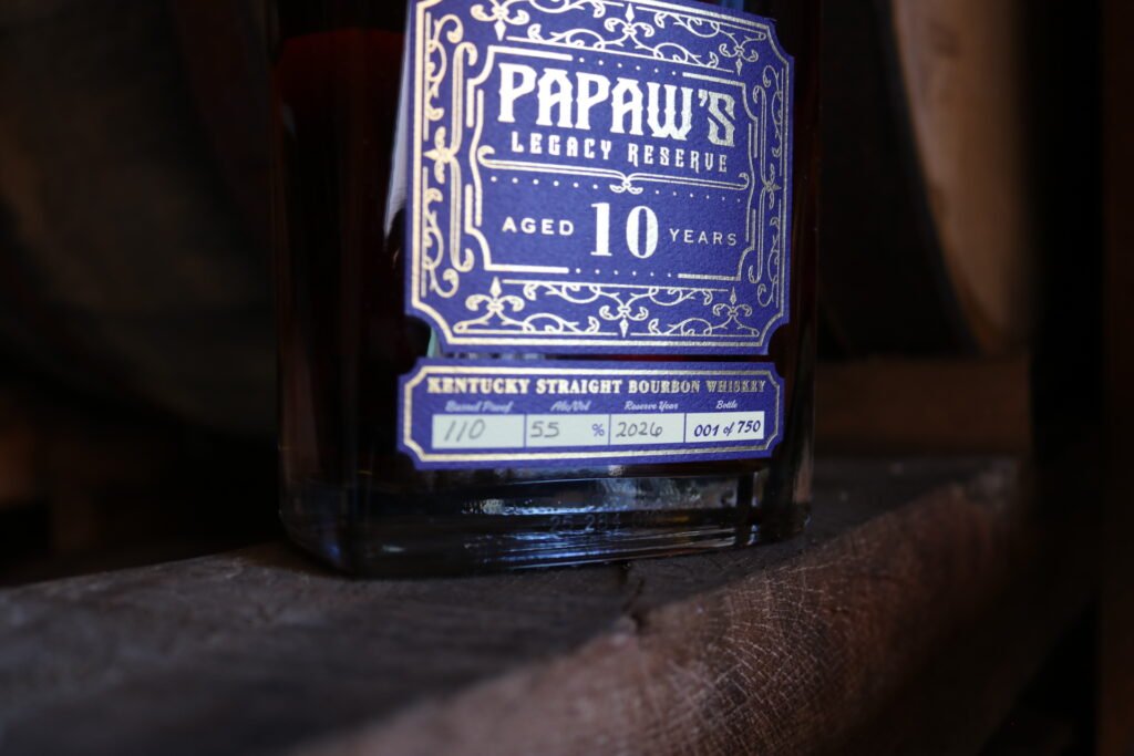 PaPaw's Legacy Reserve 10-Year Triple Pot Distilled close-up