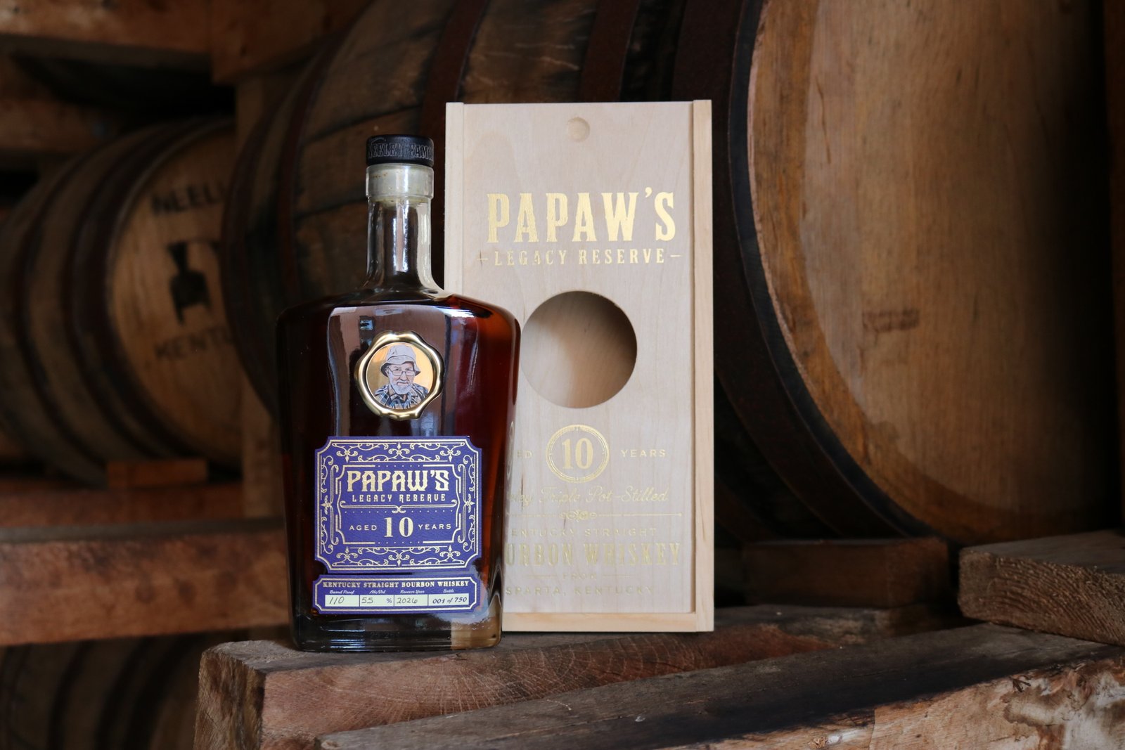 PaPaw's Legacy Reserve 10-Year Triple Pot Distilled horizontal