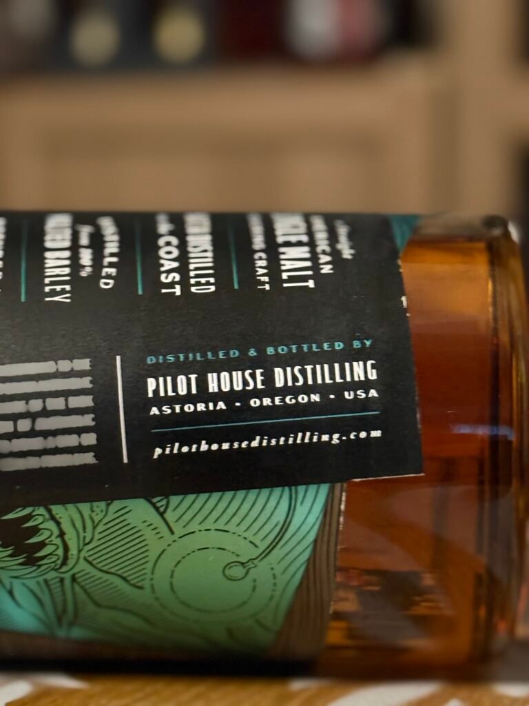 Pilot House's Barrel & Tide distilling information
