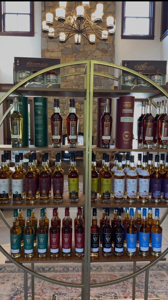 VDC's vast amount of SKUs are tastefully on display as soon as you walk in the door of the tasting room