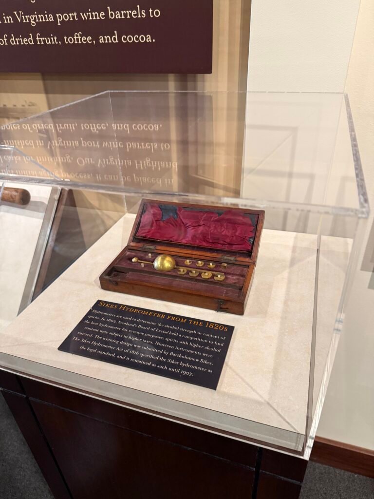 VDC is also home to Virginia Distilling museum. Shown here is a vintage hydrometer