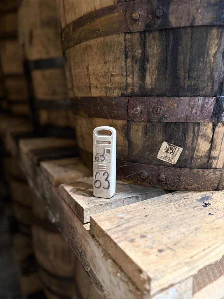 Monitors around VDC's cask houses monitor multiple data points, most importantly, thermal banding and alcohol in the air (so spikes of alcohol can indicate a cask leak)
