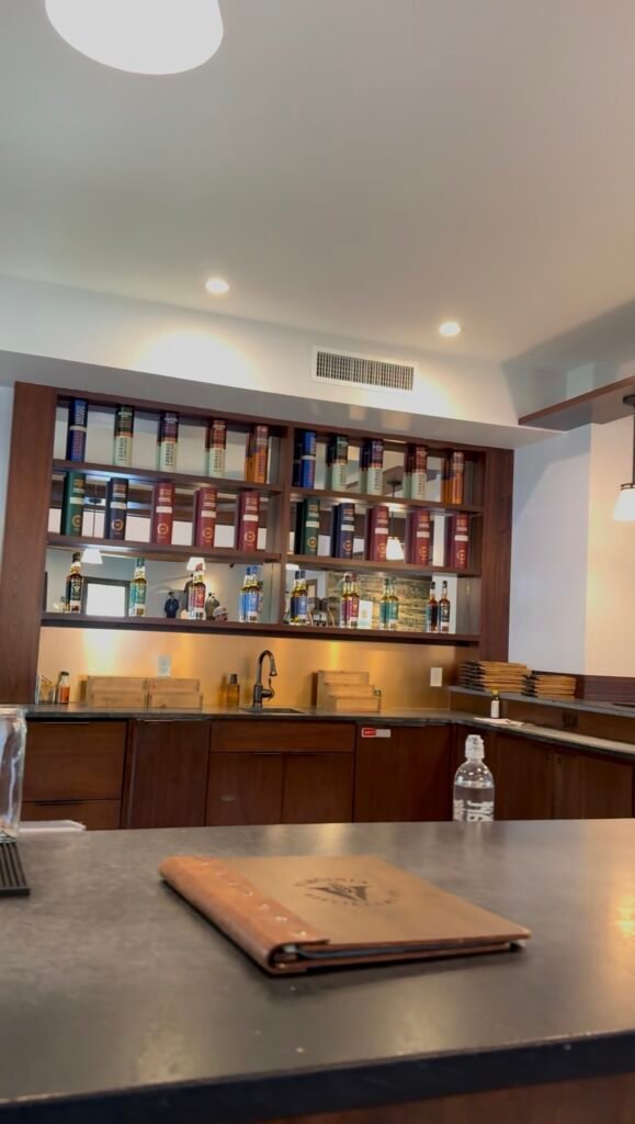 The tasting bar in VDC's main visitor center