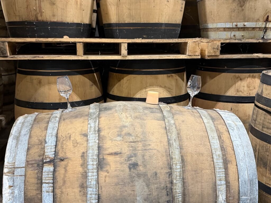 VDC glasses sit on a STR single barrel