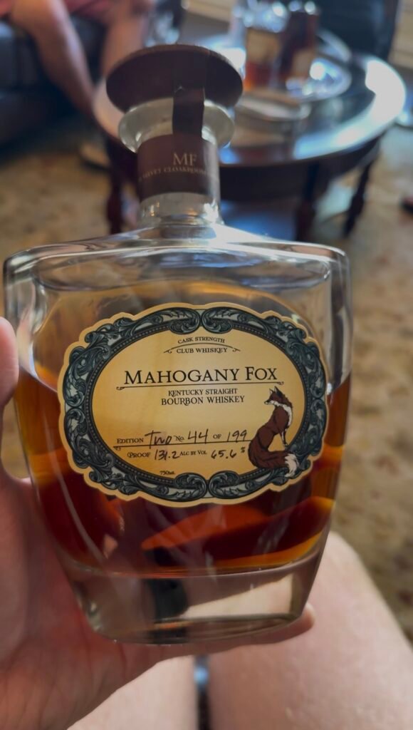 Mahogany Fox bourbon blend two