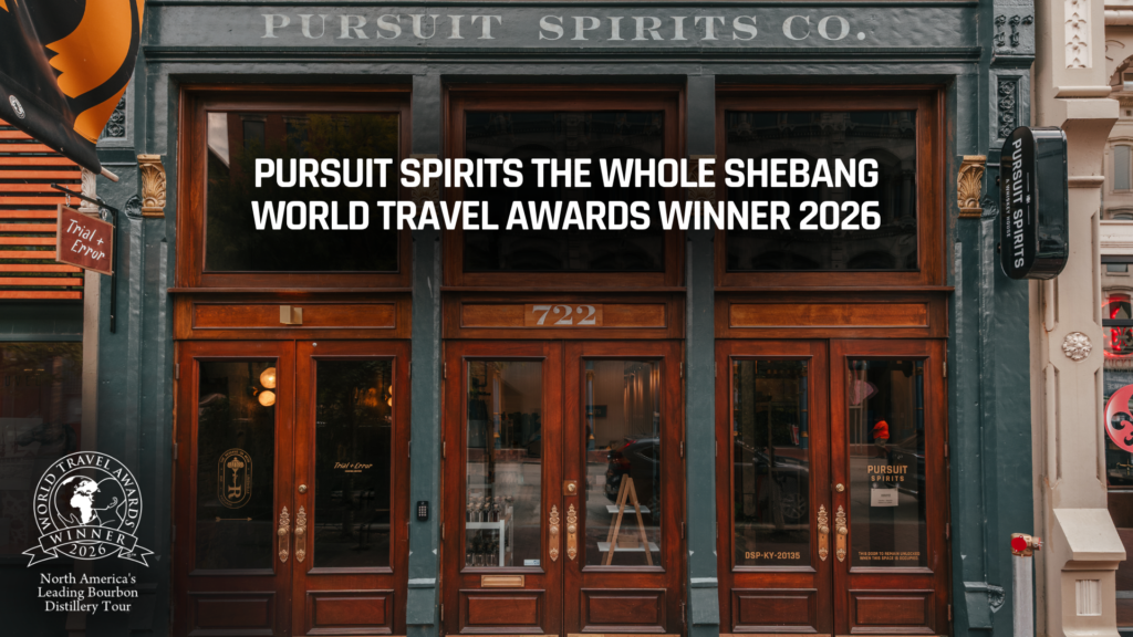 Pursuit Spirits' "The Whole Shebang" experience wins The Leading Distilling Tour Award for the 2026 World Travel Awards
