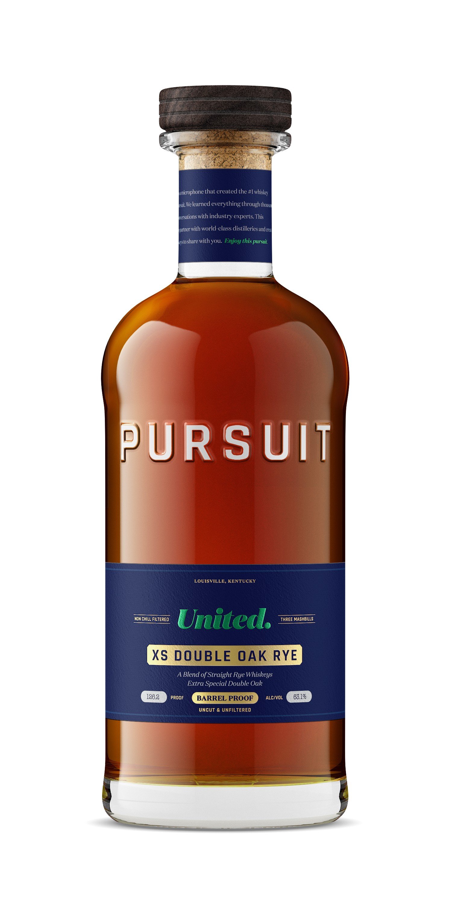 Pursuit Spirit's newest release, XS Double Oak Rye