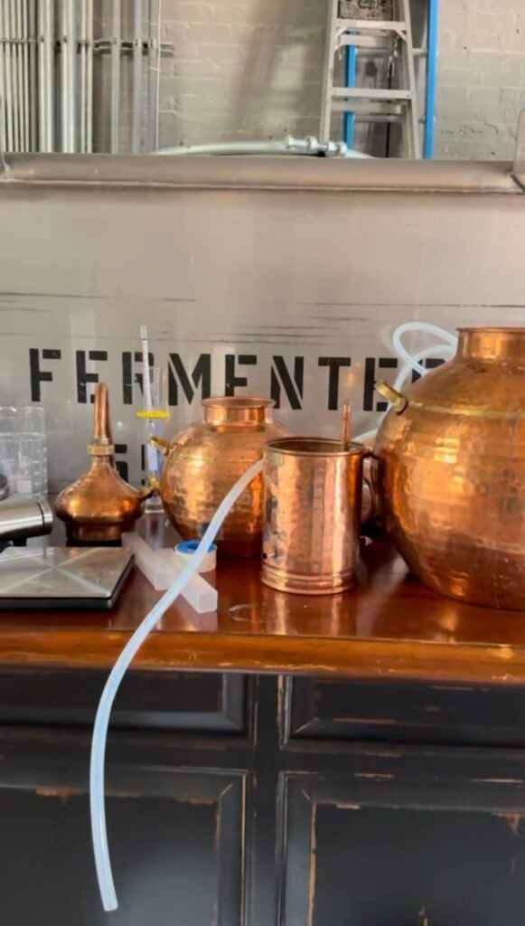 Dave says he still runs small experimental runs on this tiny still